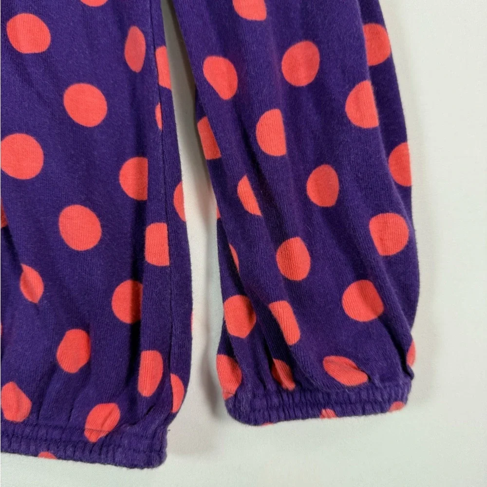 GYMBOREE Girls Polka Dot Long Sleeve Top 6 Purple Bow Casual Cute Everyday‎